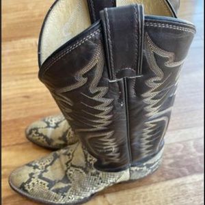 Snakeskin Boots